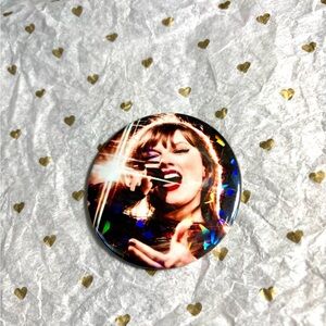Taylor Swift Vibrant Holographic Pin